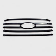2015-2017 Ford F-150 Grille Overlay Gloss Black 4Pcs ABS Plastic