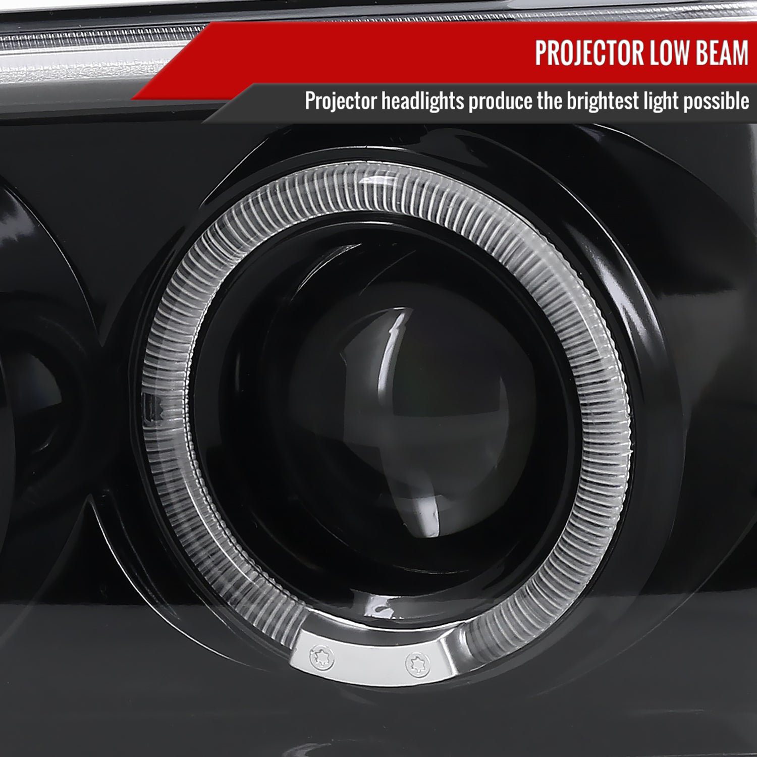 2001-2006 GMC Yukon / XL Denali/02-2006 Sierra Denali Dual Halo Headlights Black