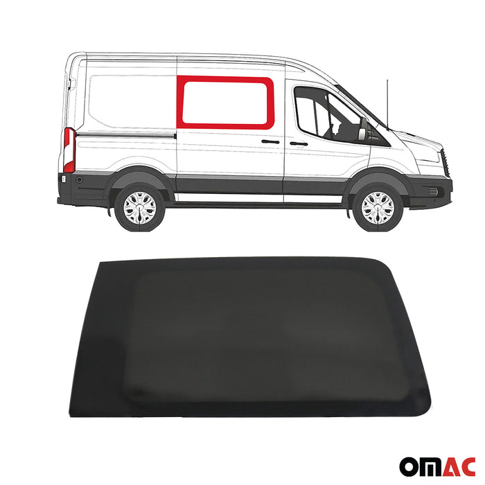 Window Glass for Ford Transit 2015-2024 Mid-High Roof Front Right Side L2 L3 L4