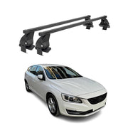 2015-2018 Volvo V60 Roof Rack Cross Bars Black