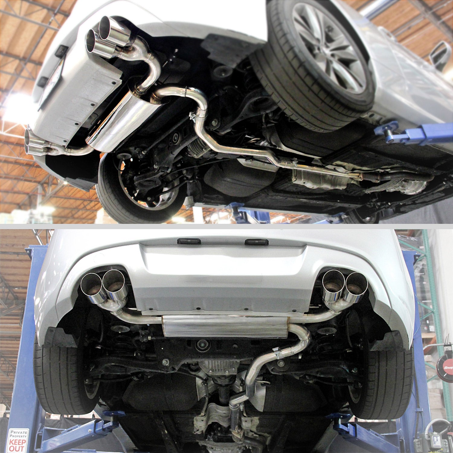 2009-2014 Hyundai Genesis Coupe 2.0T Catback Exhaust System w/ Quad Tips