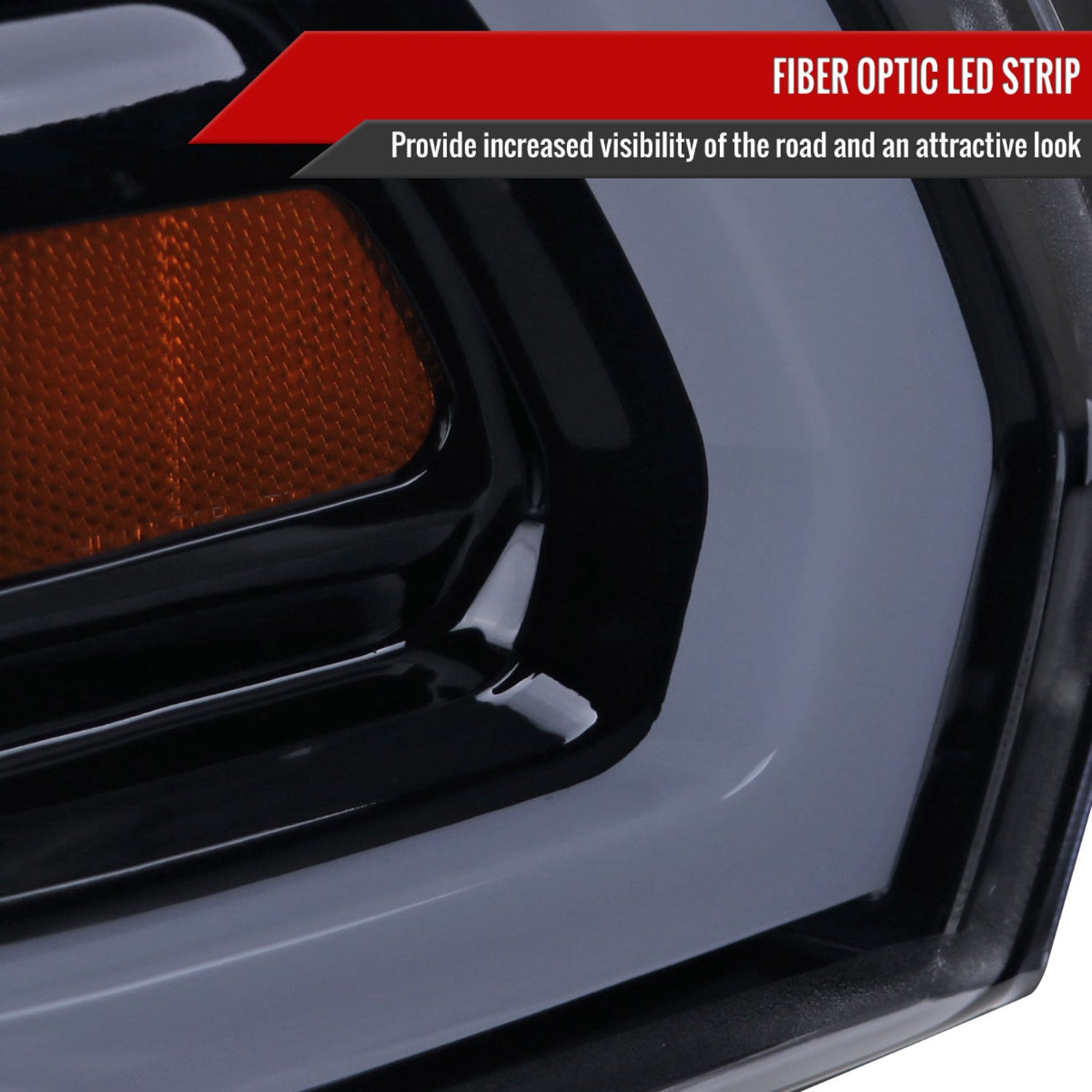 2019-2024 Dodge RAM 2500/3500/4500/5500 LED Projector Headlights Black/Smoke