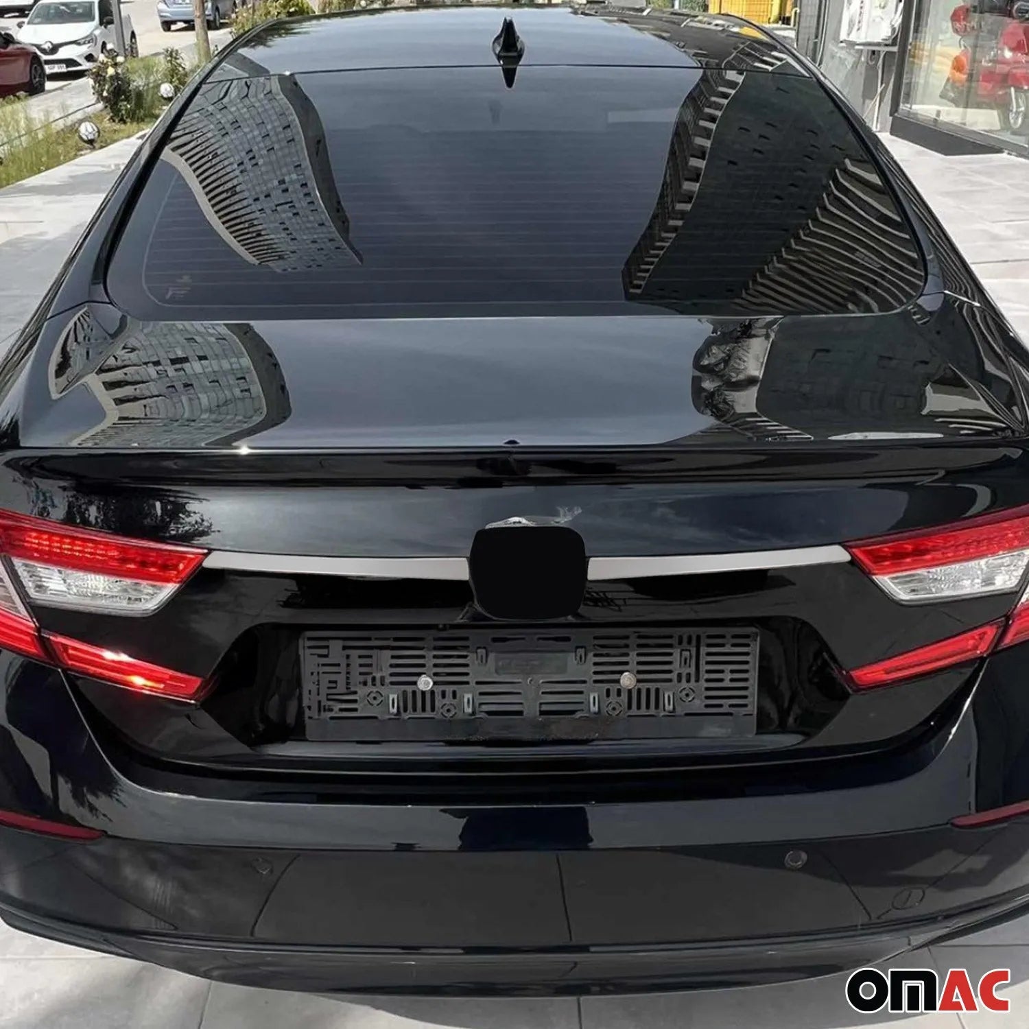 2018-2022 Honda Accord Rear Trunk Tailgate Door Handle Cover Silver 2Pcs Stainless Steel