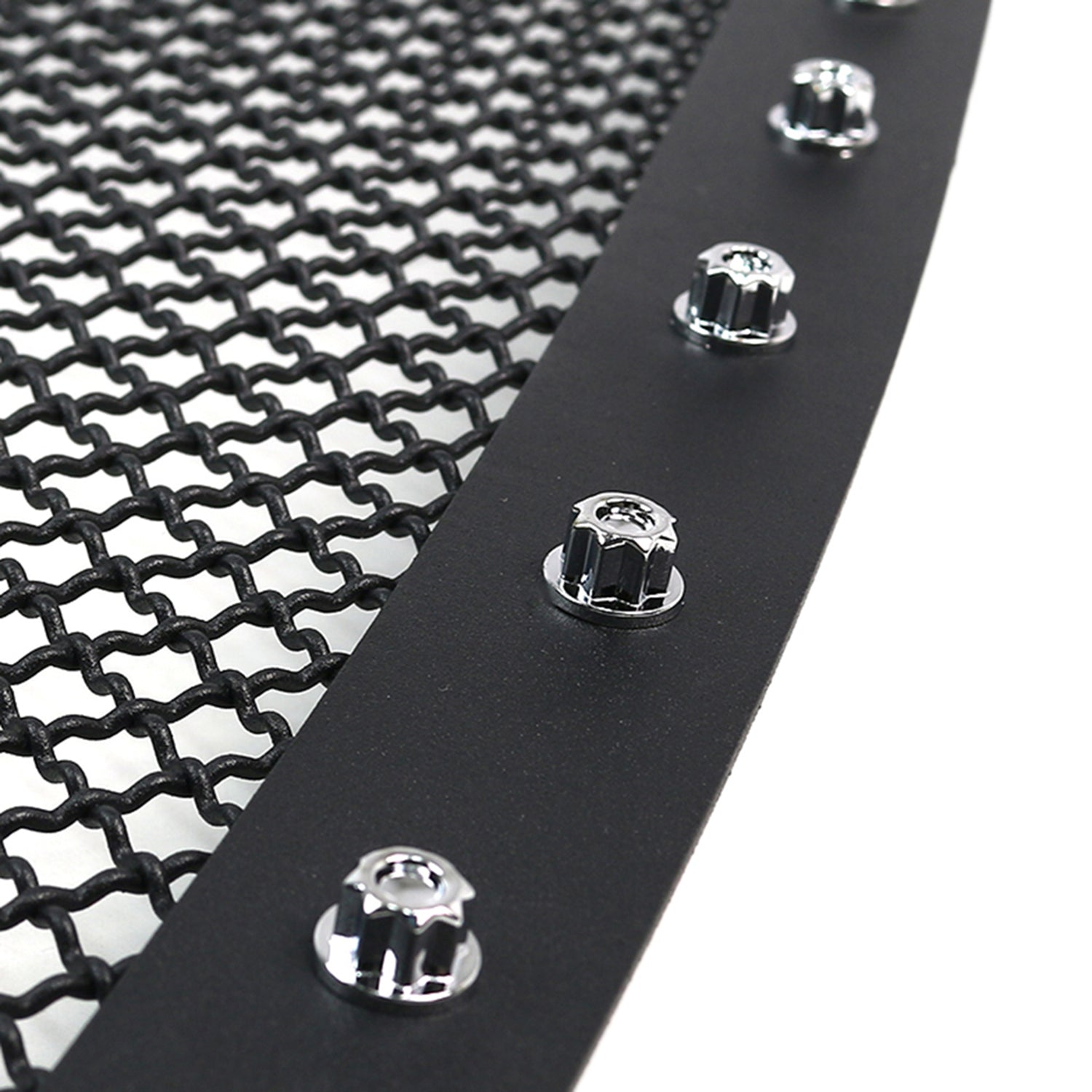2003-2006 GMC Sierra 1500 Rivet Style Black S.Steel Mesh Grille Insert