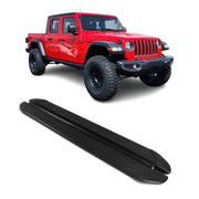 2020-2025 Jeep Gladiator Crew Cab Nerf Bar Side Step Running Boards Alu 2x