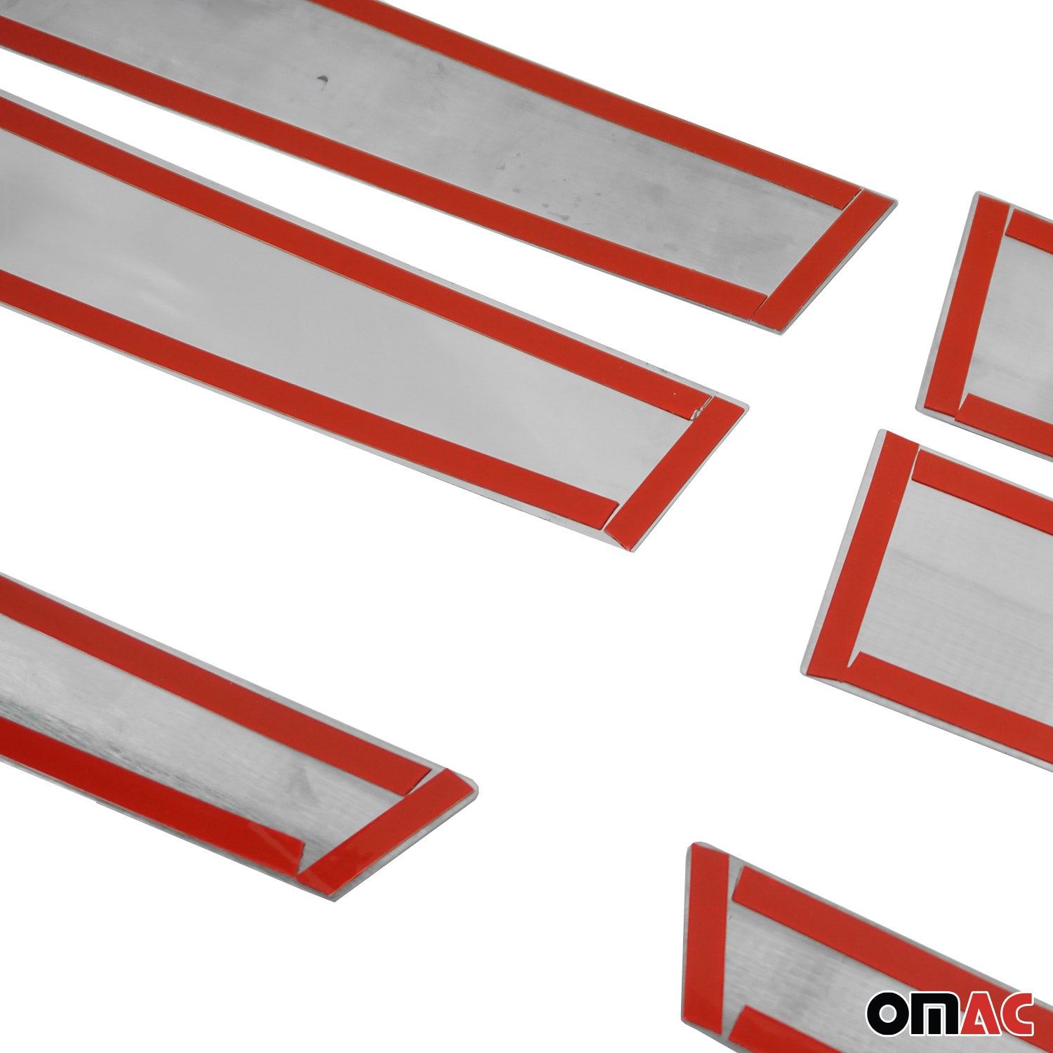 2012-2016 Honda CR-V Window B Pillar Posts Door Trim Cover Stainless Steel Silver 6x