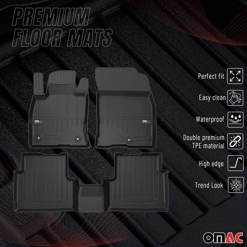 2021-2024 Ford Bronco Sport Premium Floor Mats Liners Full Set All Weather Heavy Duty