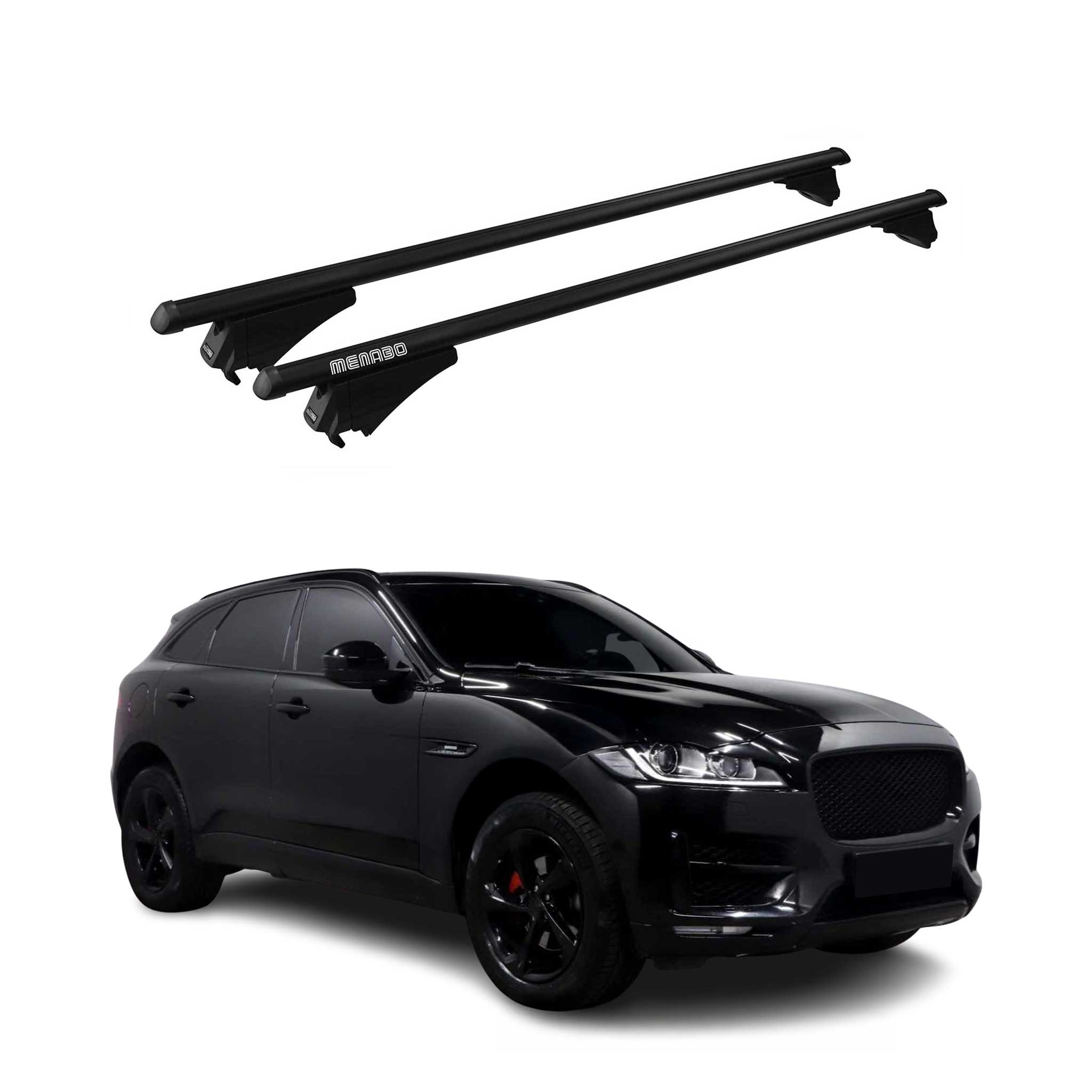 2017-2026 Jaguar F-Pace Roof Rack Cross Bars Black