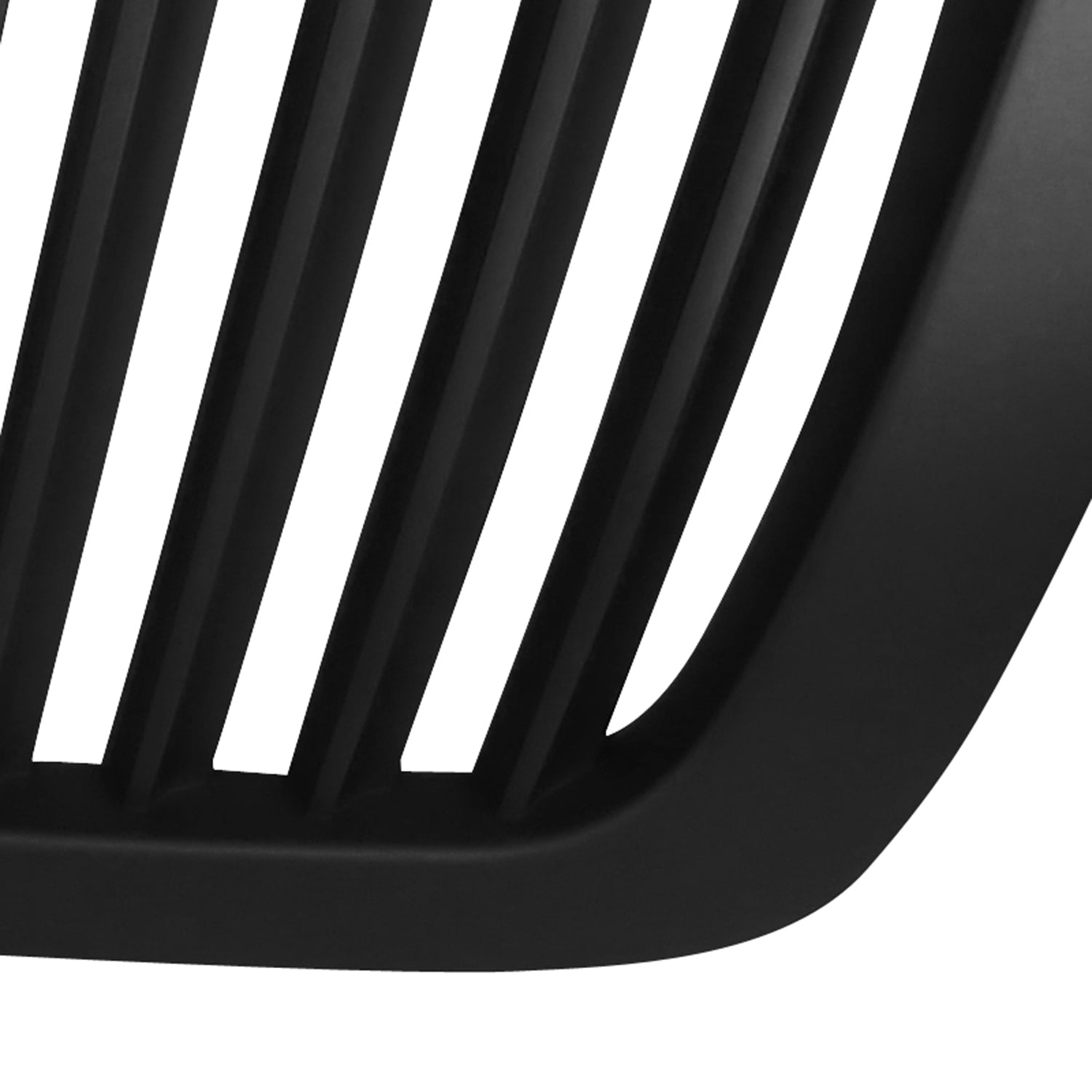 2003-2006 Chevy Silverado/Avalanche Matte Black ABS Conversion Vertical Grille