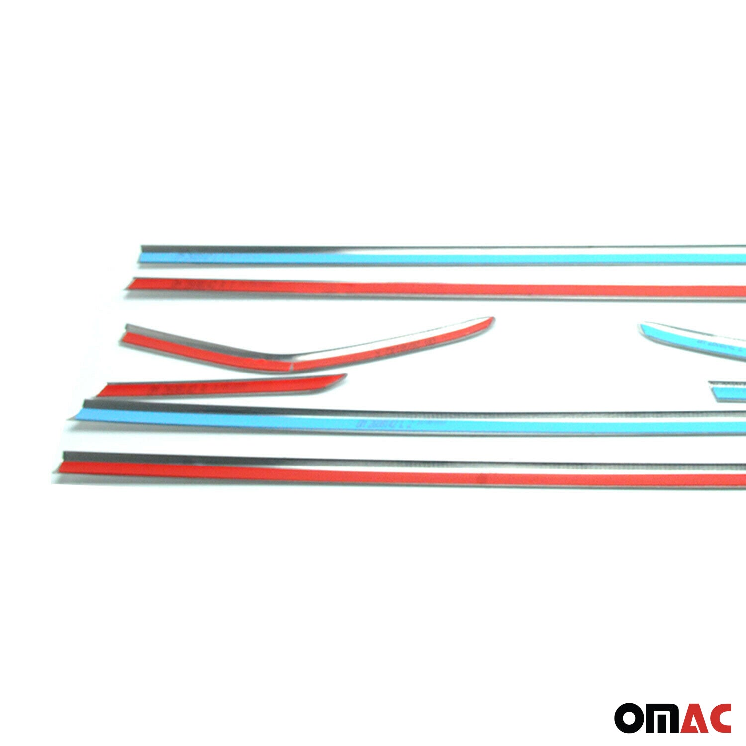 2012-2018 Ford Focus Hatchback Window Molding Trim Streamer Stainless Steel Silver 8x