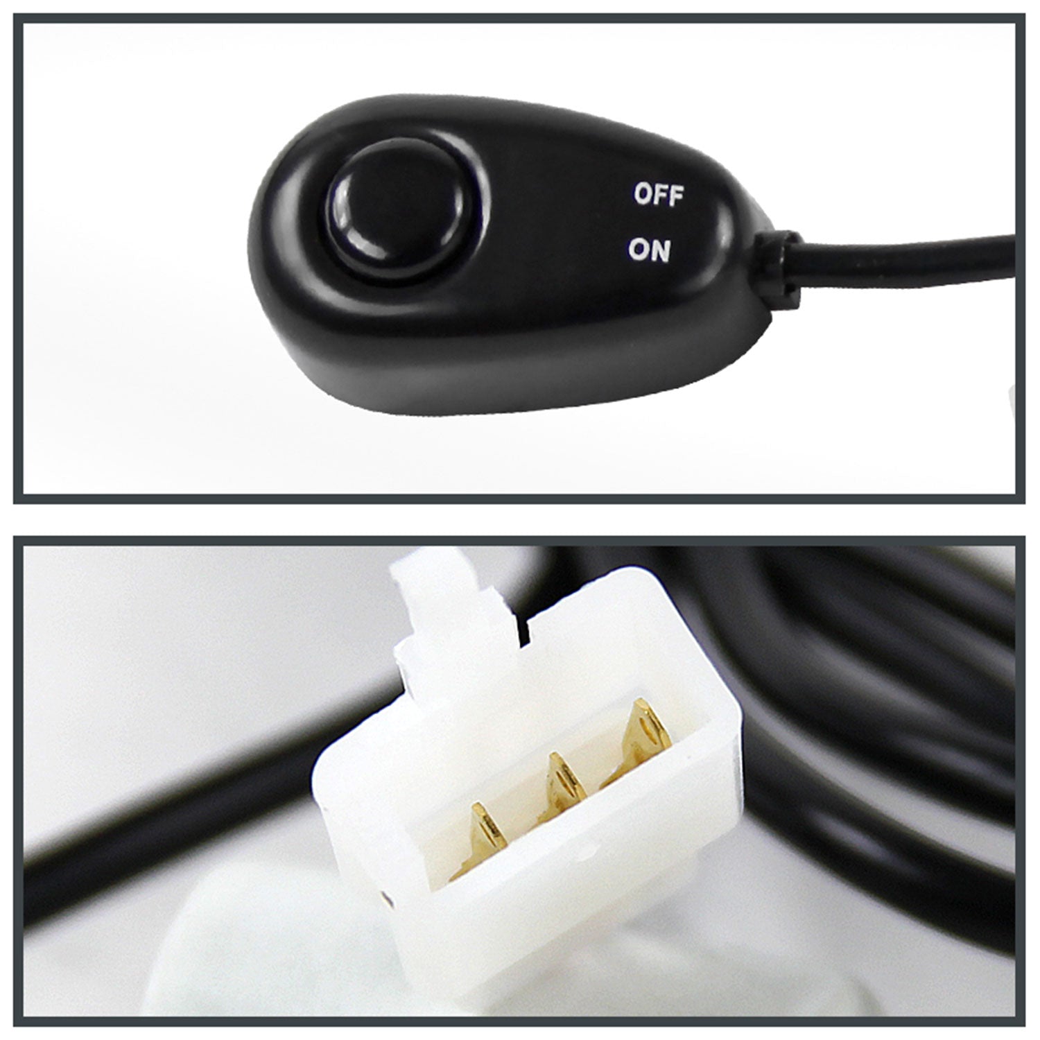 2007-2014 GMC Sierra 1500 2500HD/3500HD H8 Fog Lights Kit Chrome/Clear Lens