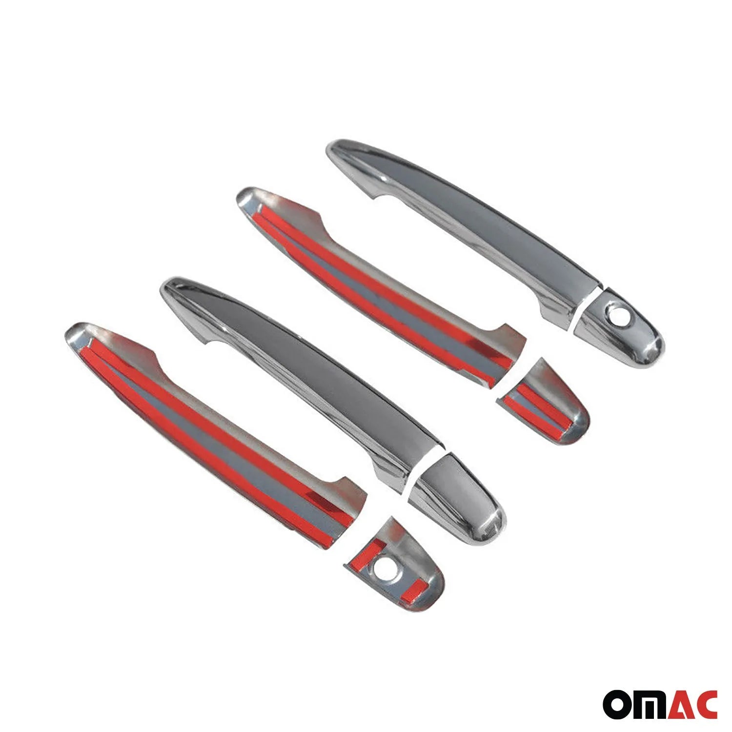 2003-2009 Lexus GX 470 Car Door Handle Cover Protector Stainless Steel 2 Key Hole