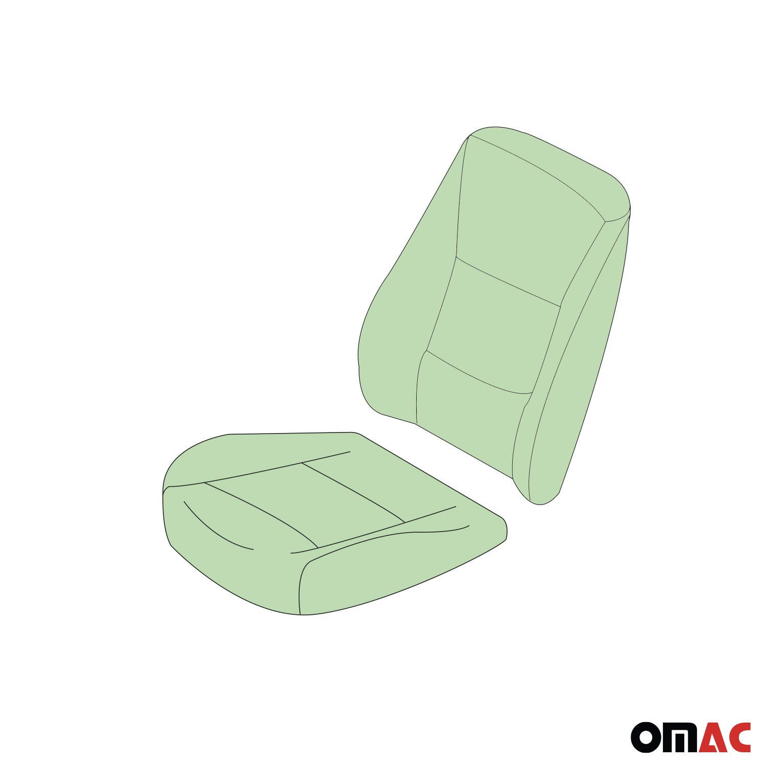 2015-2022 RAM ProMaster City Backrest & Seat Cushion Foam Pad Set