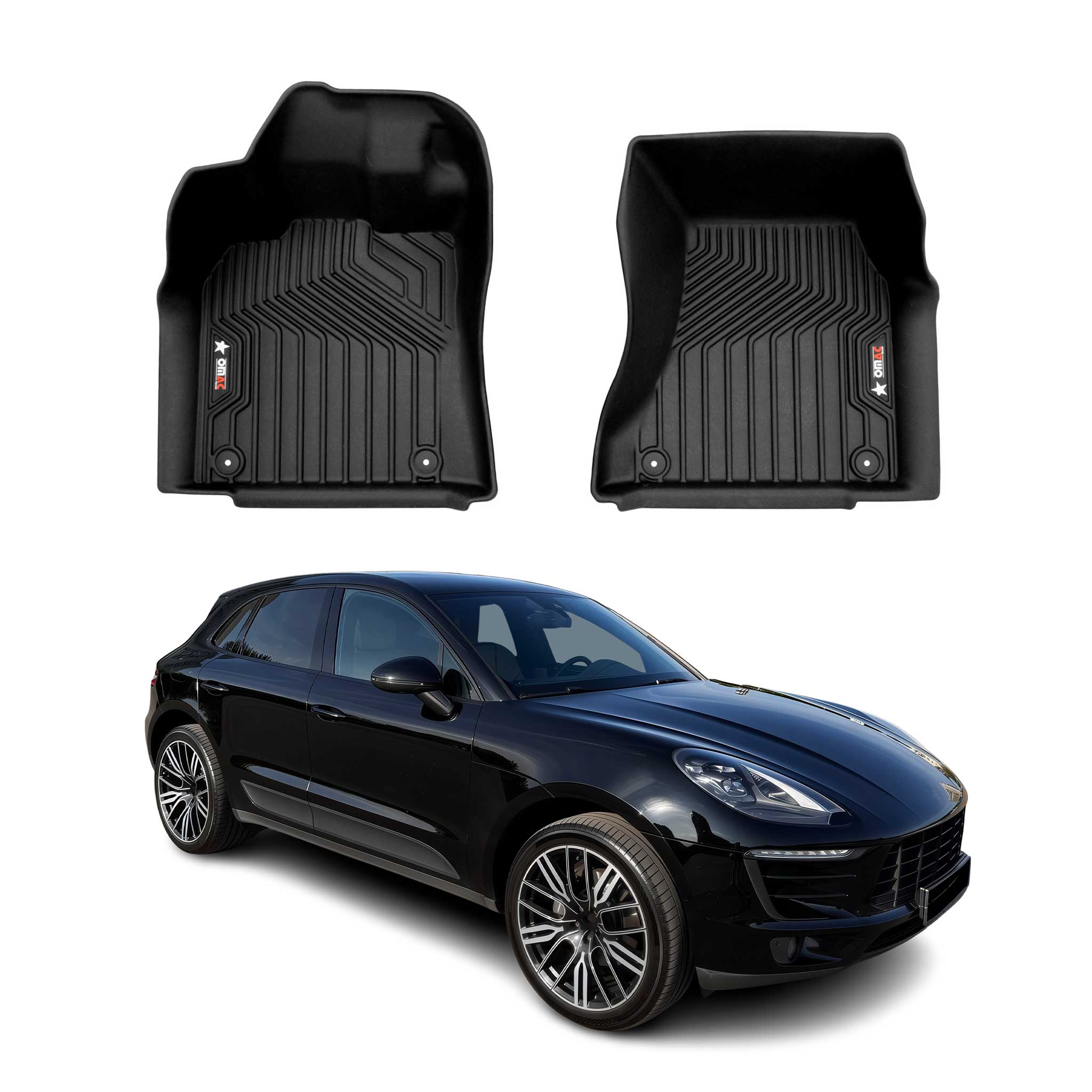2015-2025 Porsche Macan Premium Floor Mats Liners First Row Front