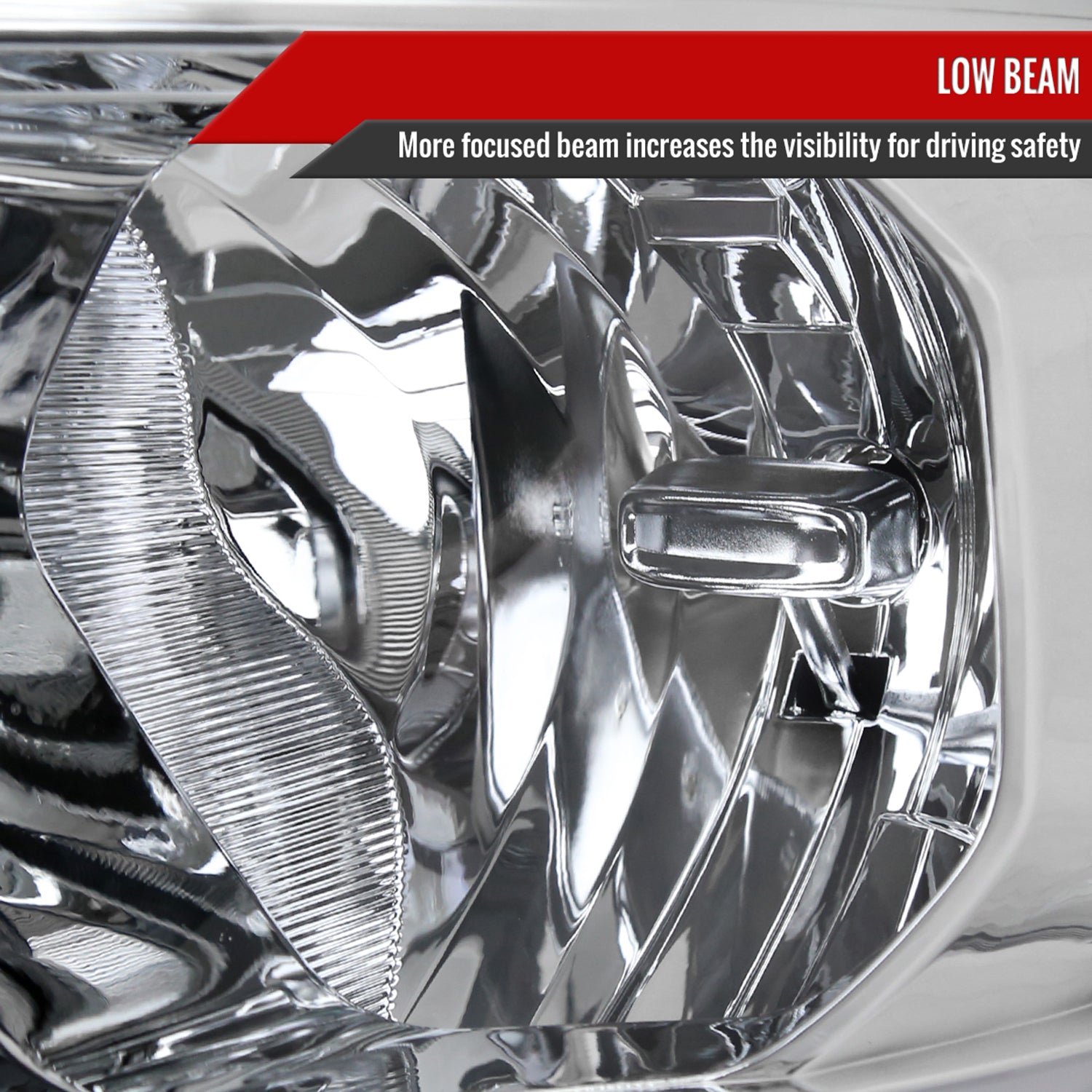 2019-2024 Dodge RAM 1500 Animated LED Bar Factory Headlights Chrome/Clear