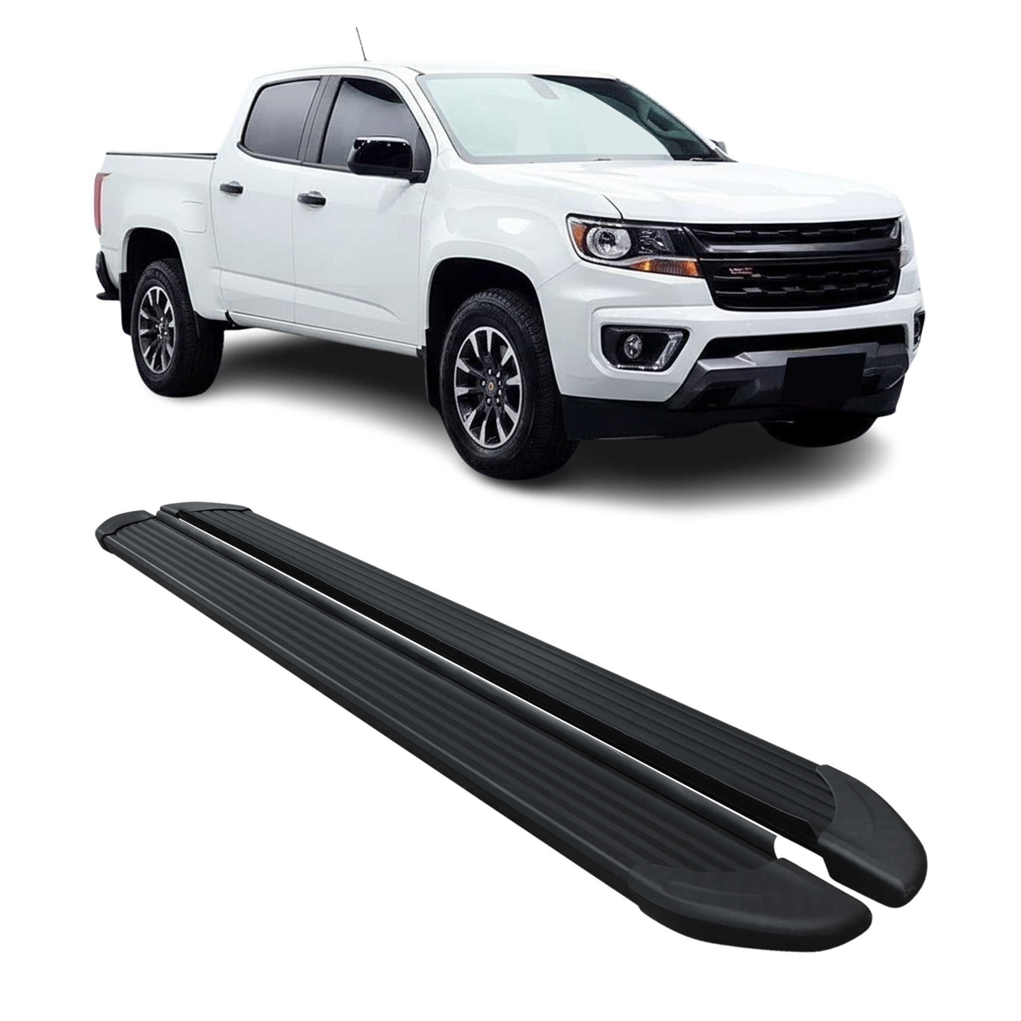 2015-2024 Chevrolet Colorado / GMC Canyon Nerf Bar Side Step Running Boards Alu