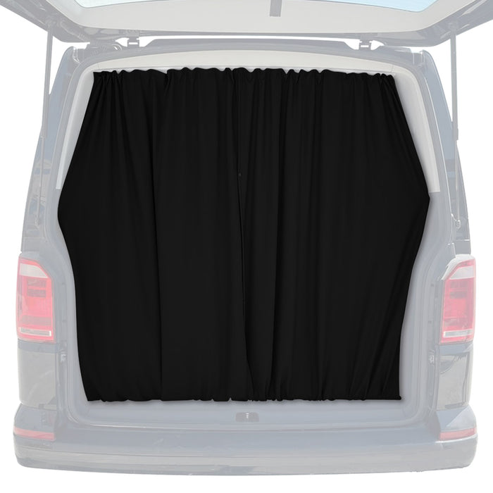Trunk Tailgate Curtains for Chevrolet Astro Black 2 Privacy Curtains