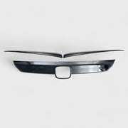 2021-2022 Honda Accord Grille Overlay Gloss Black 3Pcs ABS Plastic