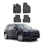 2014-2023 Jeep Cherokee Premium Floor Mats Liners Full Set All Weather Heavy Duty