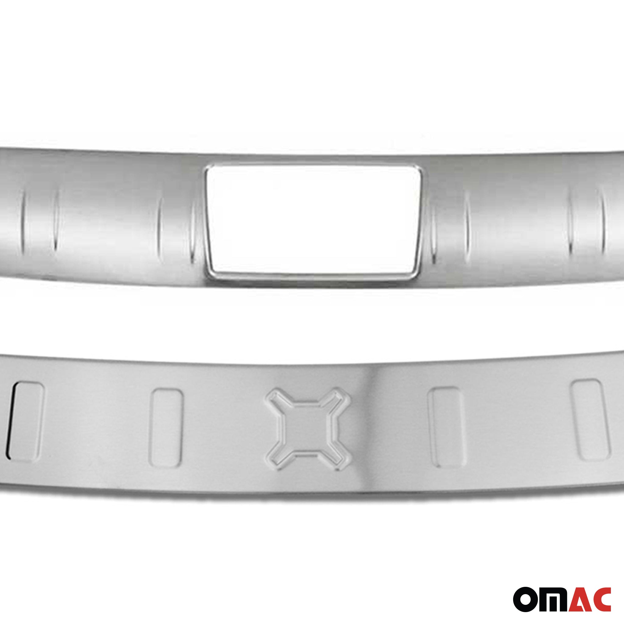 Rear Bumper Guard & Trunk Sill Cover Set for Jeep Renegade 2015-23 Steel Brushed