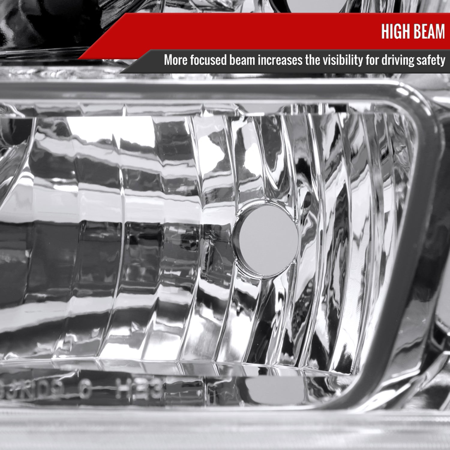 2009-2020 Dodge Journey Factory Style Headlights Chrome Housing/Clear Lens