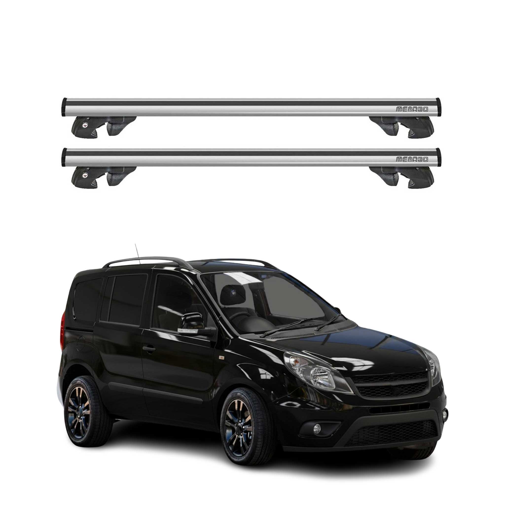 2015-2022 RAM ProMaster City Roof Rack Cross Bars Silver