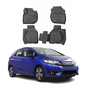 2015-2020 Honda Fit Floor Mats Liners Full Set All Weather Black