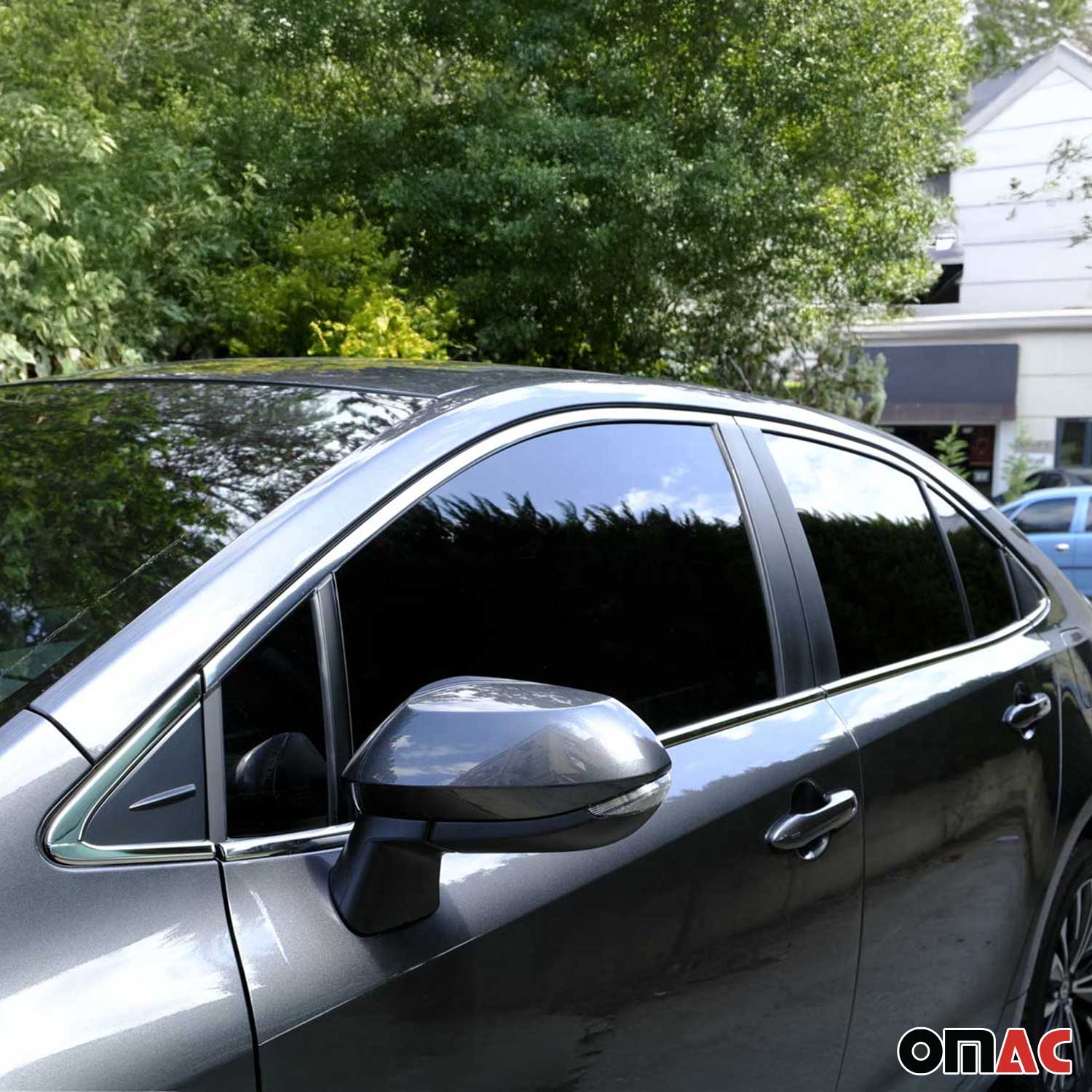 2019-2025 Toyota Corolla Sedan Window Molding Trim Streamer Stainless Steel