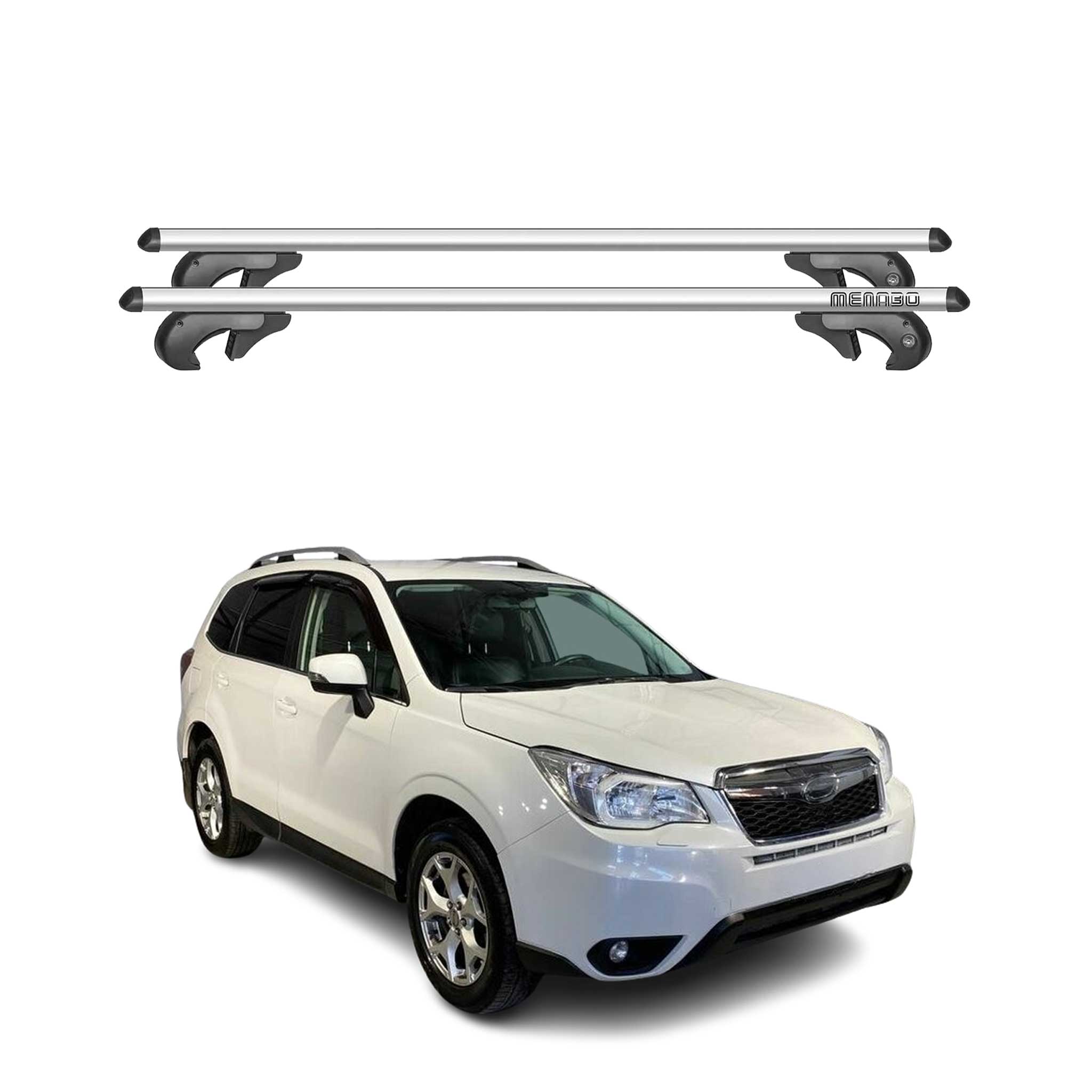 2014-2018 Subaru Forester Roof Rack Cross Bars Silver