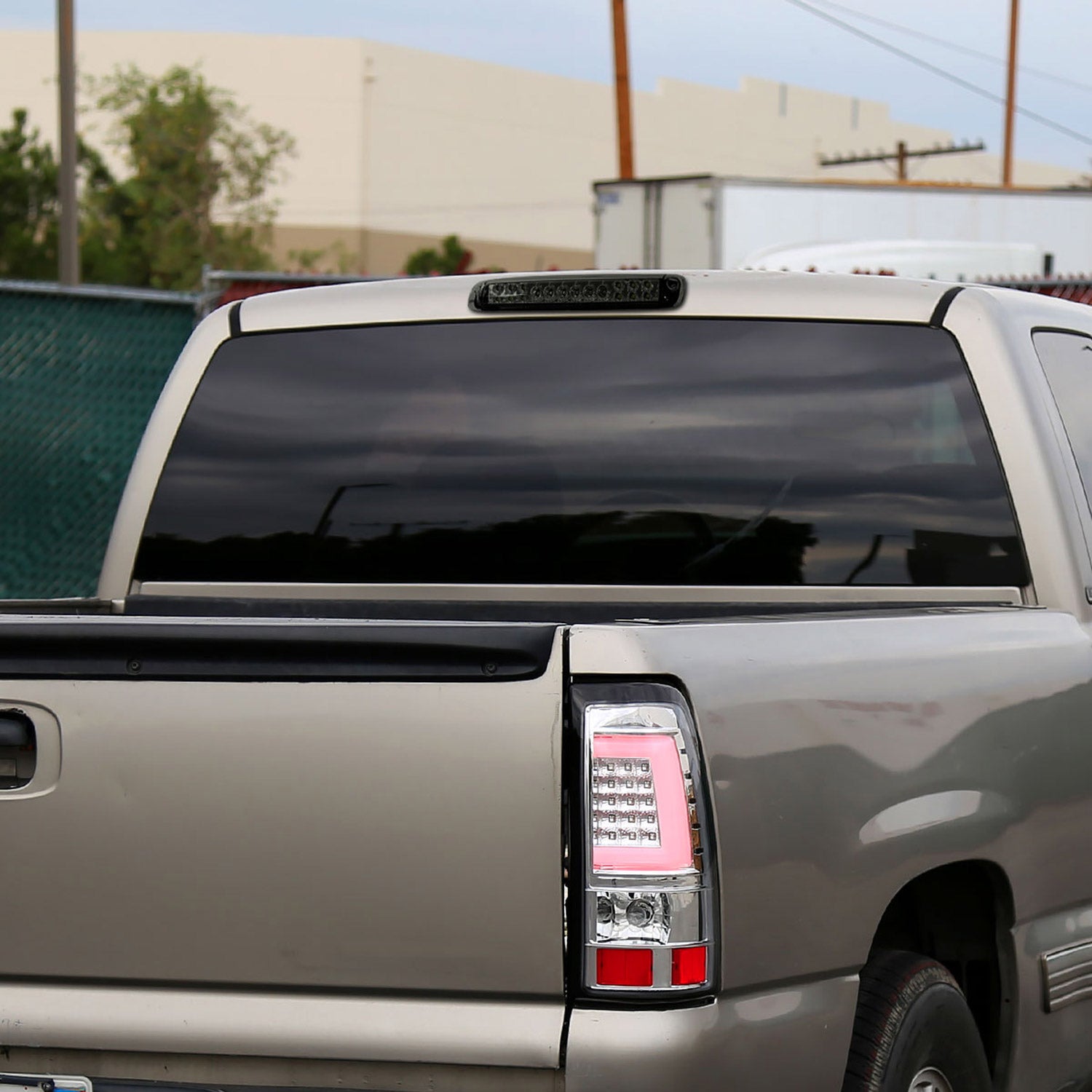 1999-2002 Chevy Silverado/ 99-2006 GMC Sierra LED 3rd Brake Light Chrome/Smoke