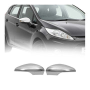 2011-2019 Ford Fiesta / B-Max Side Mirror Cover Caps Matt Stainless Steel 2 Pcs