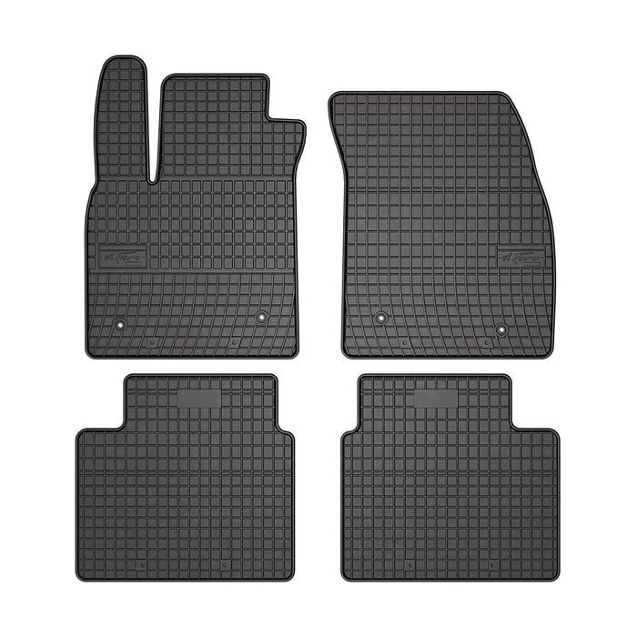 OMAC Floor Mats Liner for Ford Focus 2019-2024 Black Rubber All-Weather 4 Pcs