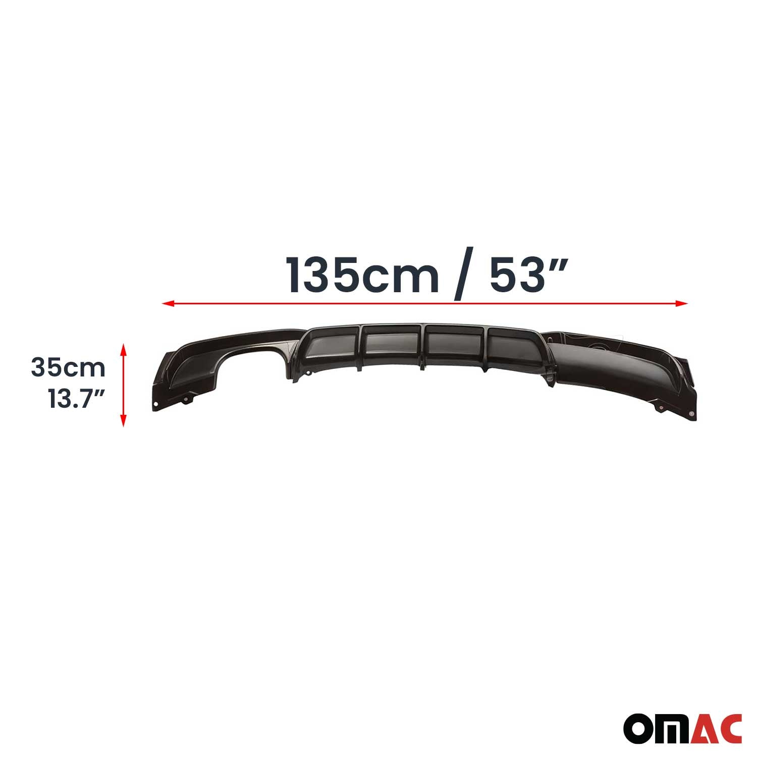 2012-2019 BMW 3 Series F30 Rear diffusers Single output with Dual Exhaust Pipes