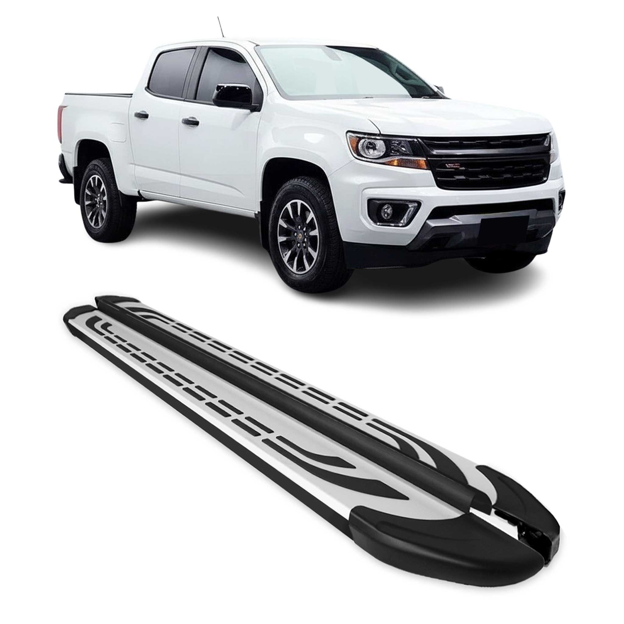 2015-2024 Chevrolet Colorado / GMC Canyon Nerf Bar Side Step Running Boards Alu