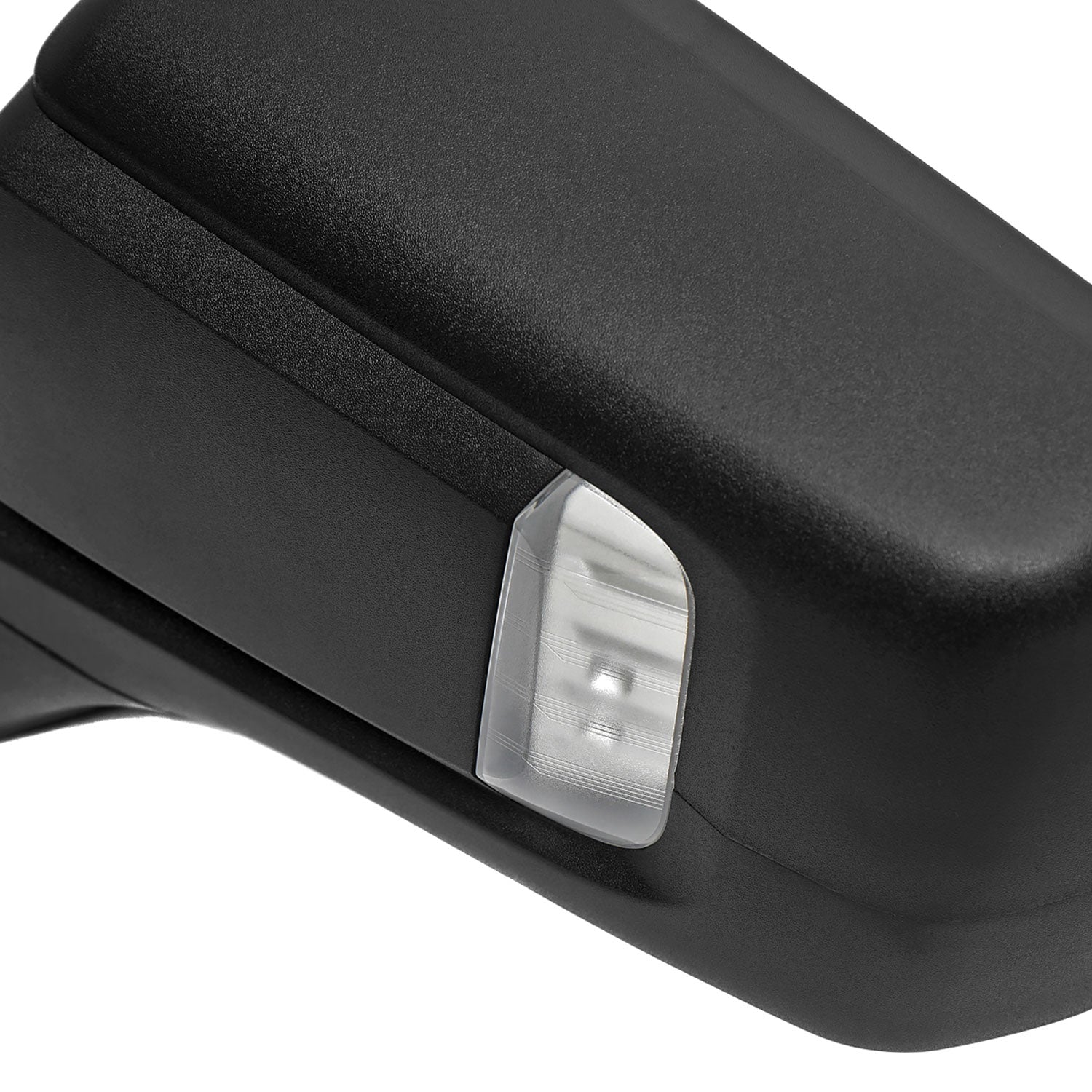 2019-2024 Chevy Silverado 1500 Black Manual Fold & Heated Side Mirror Driver