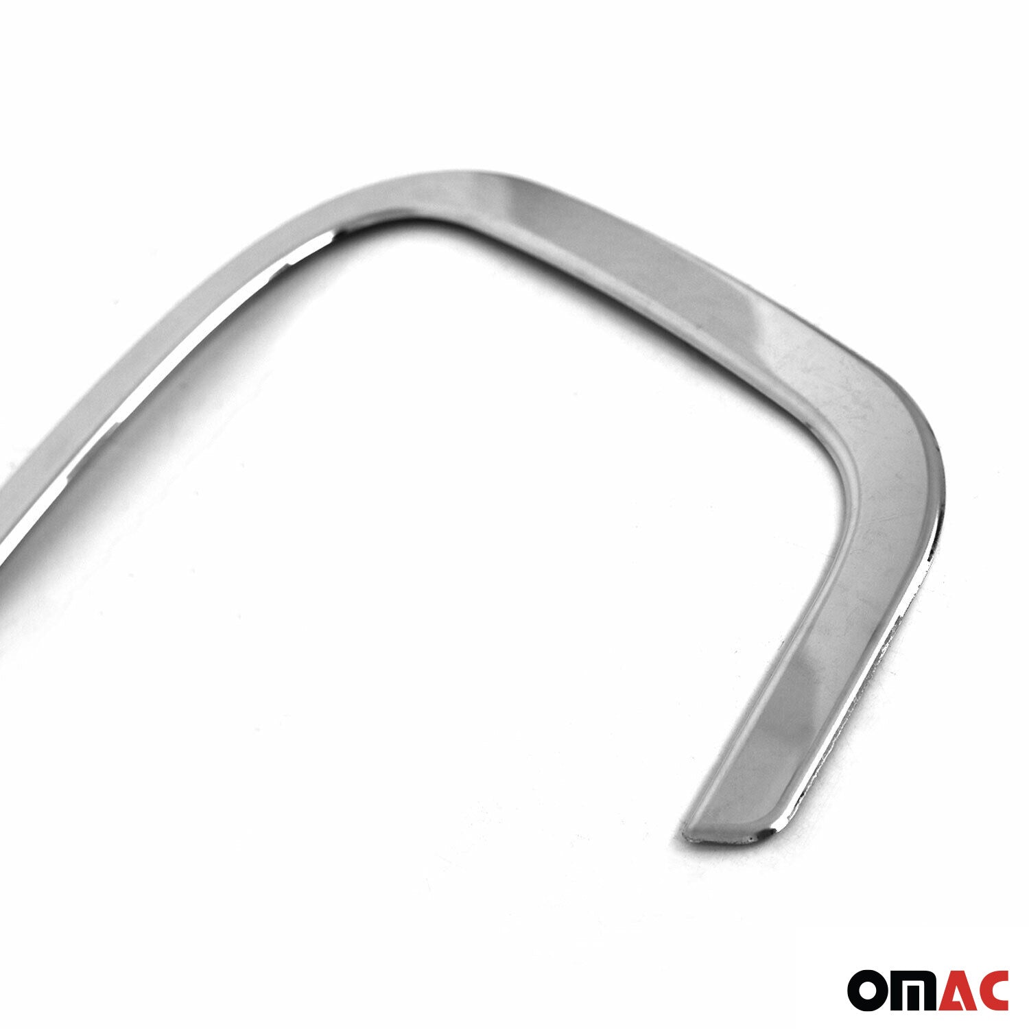 2019-2024 Jeep Renegade Fog Light Lamp Bezel Cover Steel Silver 2 Pcs