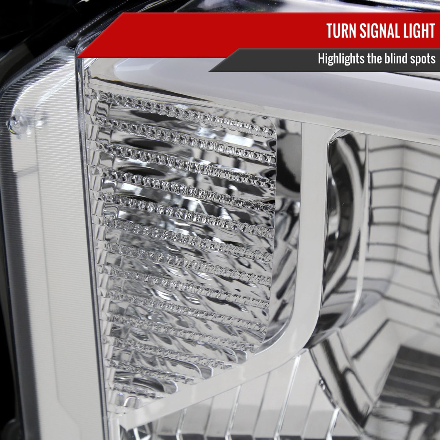 2014-2021 Toyota Tundra LED Projector Headlights Chrome Housing/Clear Lens