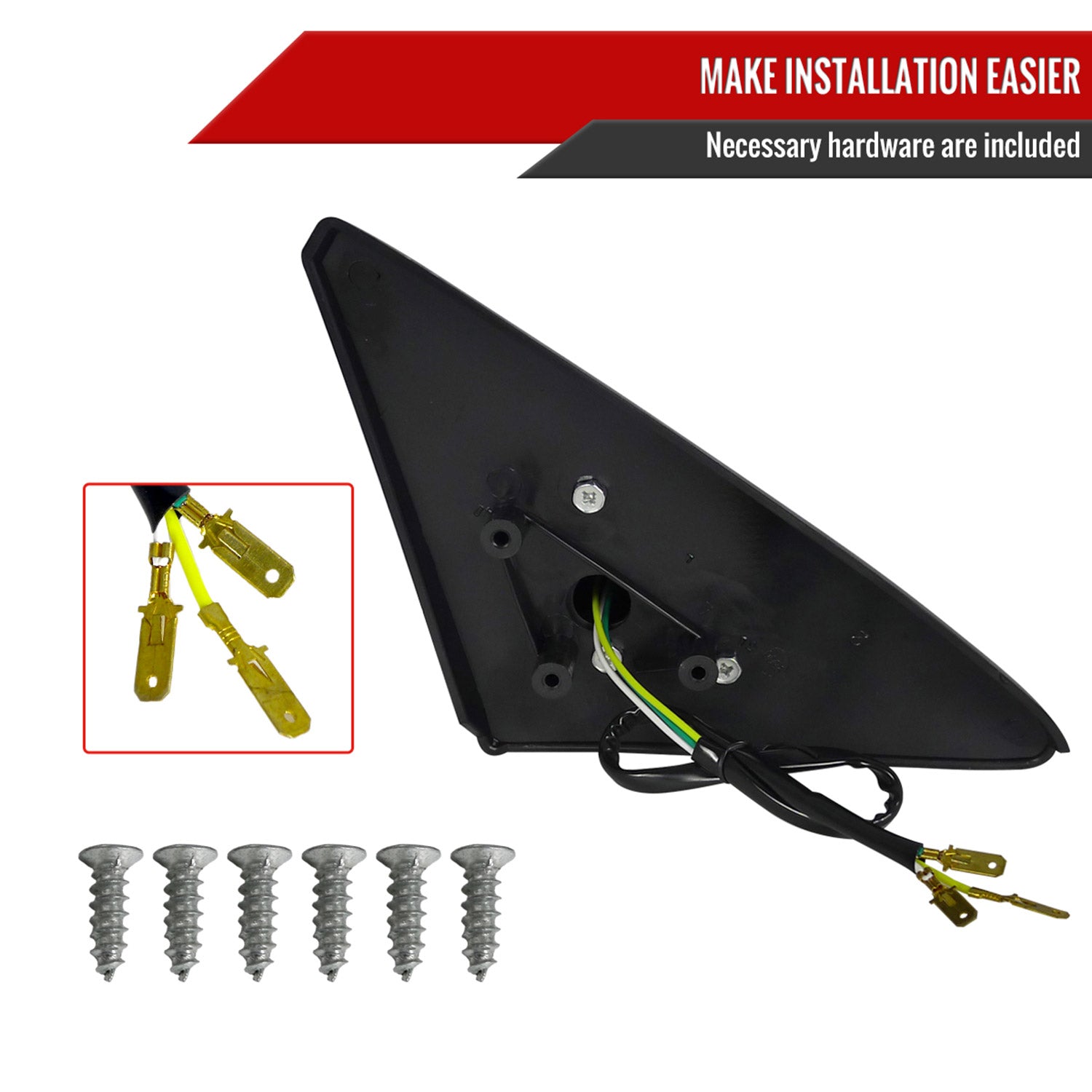 1996-2000 Honda Civic Coupe/Hatchback Power Spoon Sport Mirrors