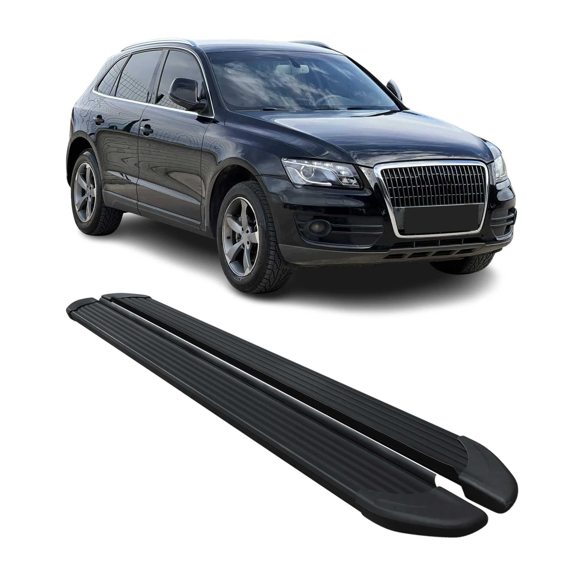 2009-2017 Audi Q5 SQ5 Running Boards Side Steps Black