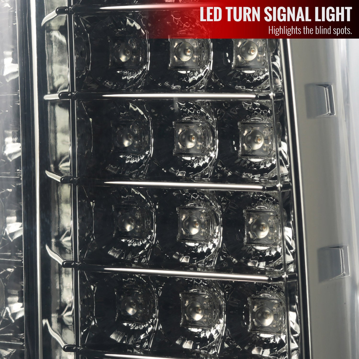 2014-2018 GMC Sierra 1500/2500HD/3500HD LED Tail Lights Chrome/Smoke Lens