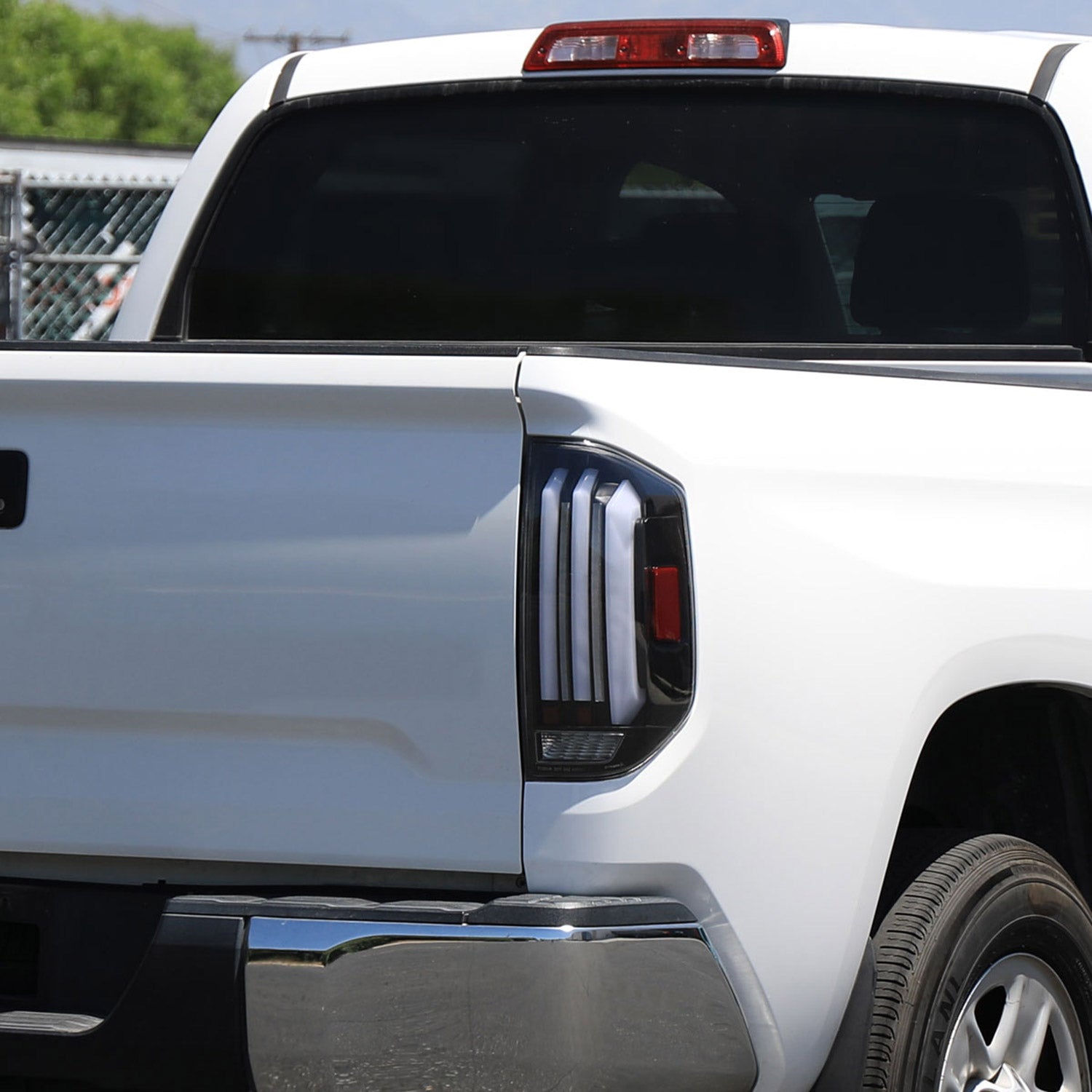 2014-2021 Toyota Tundra Facelift Full LED Tail Lights Turn Signal Matt Black