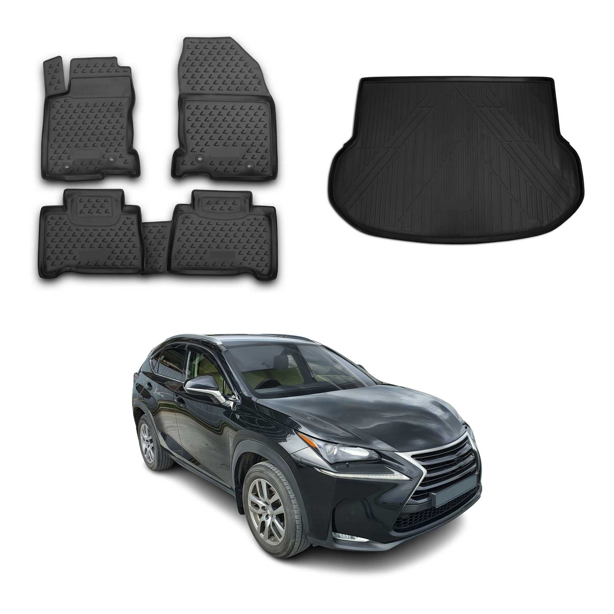 OMAC Floor Mats & Cargo Liners for Lexus NX200t 2015-2017