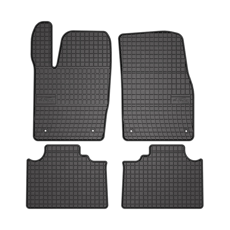 2013-2024 Dodge Durango Floor Mats Liners Full Set All Weather Rubber Black