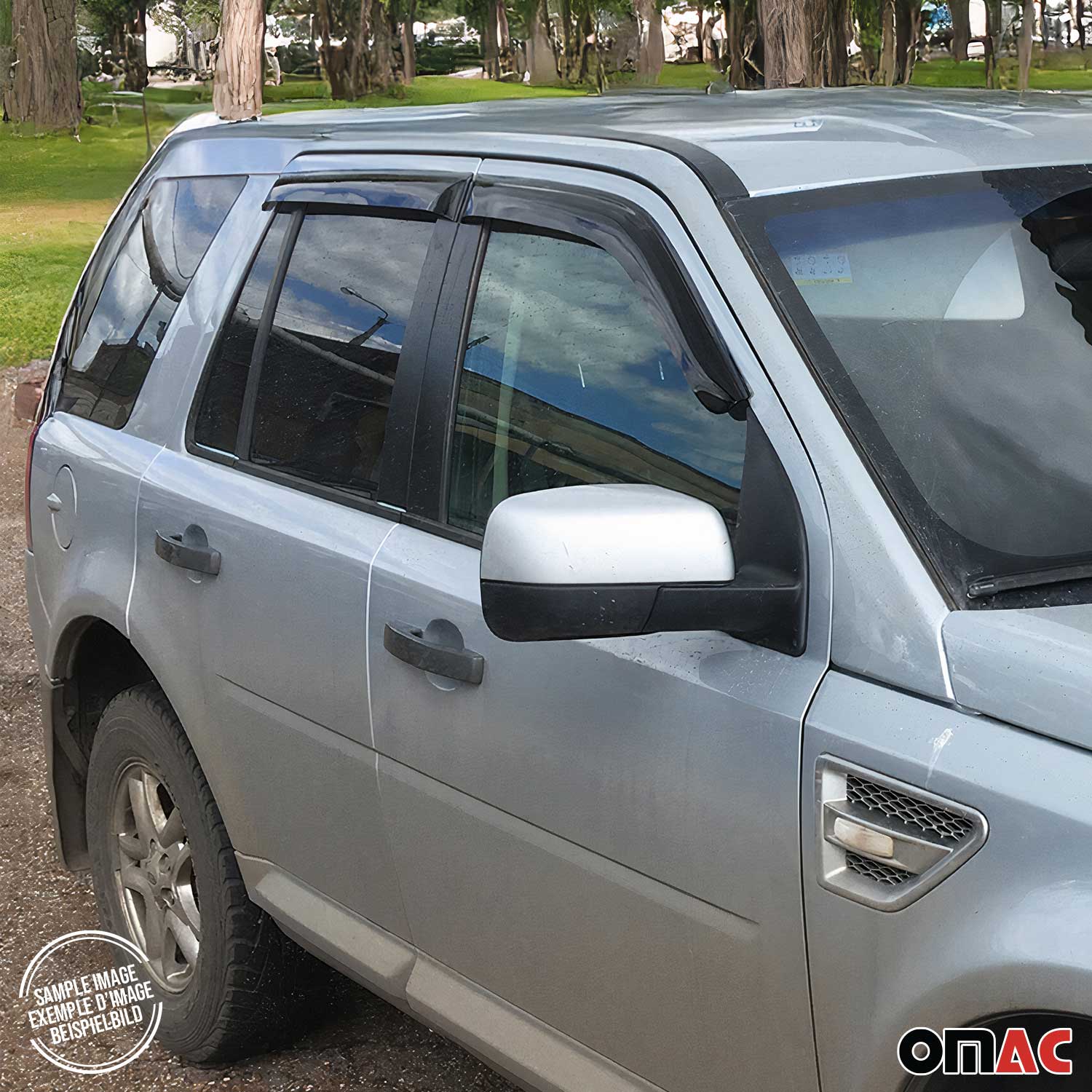 2010-2014 Kia Sorento Window Visor Vent Rain Deflector 4Pcs Smoke