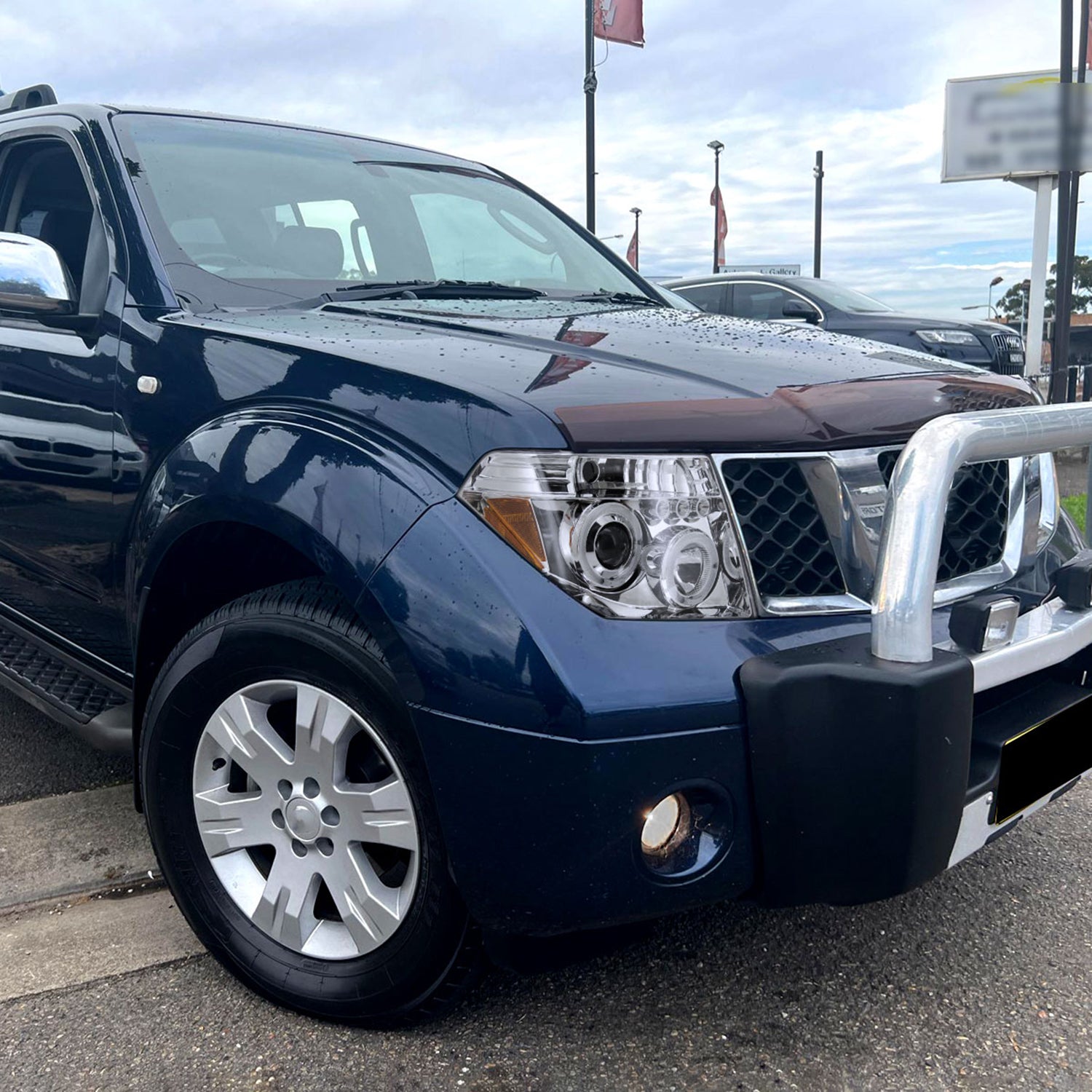 2005-2007 Nissan Pathfinder/ 05-2008 Frontier Dual Halo Headlights Chrome