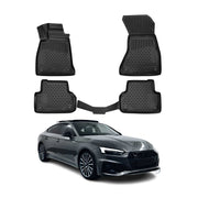 2018-2024 Audi A5 Sportback Floor Mats Liners Full Set All Weather Black