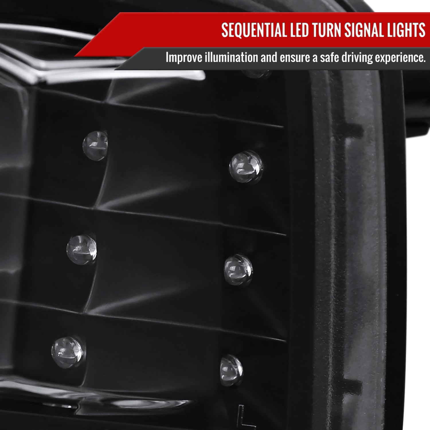 2015-2021 Subaru WRX / WRX STI Front Bumper LED Turn Signal Lights Matt Black