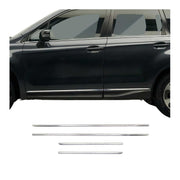 2014-2018 Subaru Forester Side Door Molding Trim Stainless Steel Silver 4x