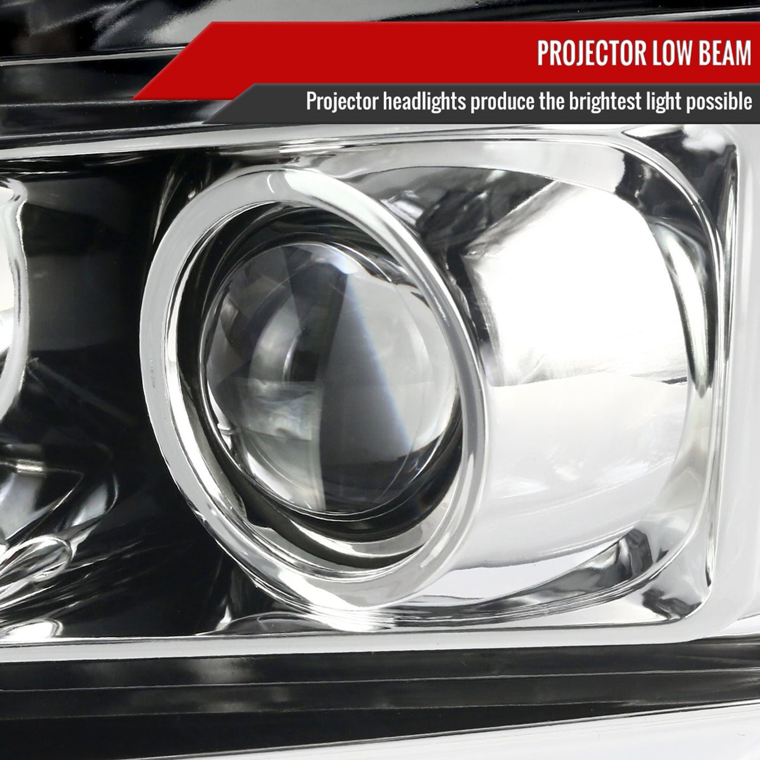 2007-2013 Chevy Silverado 1500/ 2500HD 3500HD LED C-Bar Headlights Chrome