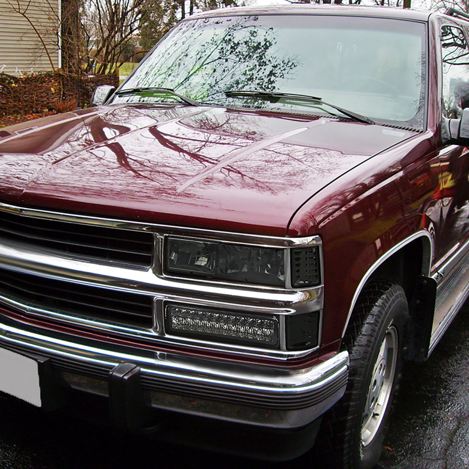 1988-1998 Chevy Blazer/Tahoe/Silverado/Sierra/Yukon LED Bumper Lights Smoke